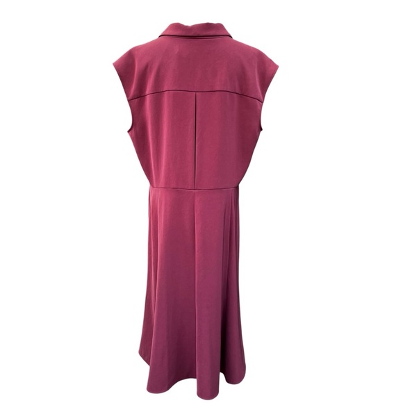 MM Lafleur - Burgundy Women's Dress - Size 16 - Picture 4 of 13
